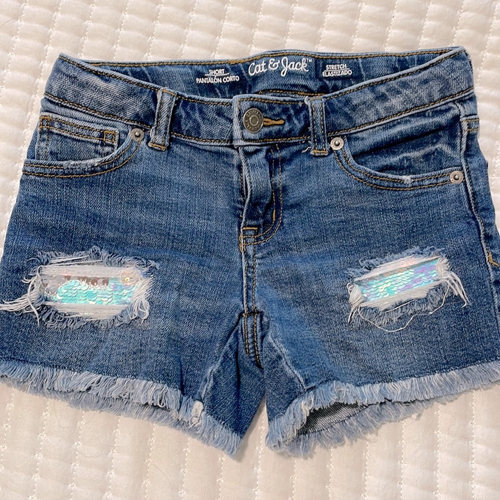 Cat and Jack Blue Jean Mermaid shirts